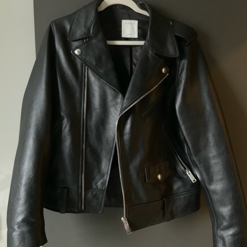 Sandro Paris leather jacket